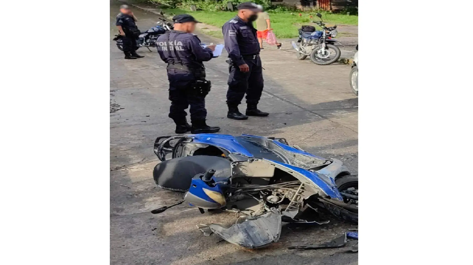 ATROPELLAN A MOTOCICLISTAS 1